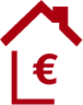 Icon - Haus mit Eurozeichen